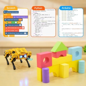 Hiwonder MechDog Bionic 4-Bein-Roboter-Hundeprogrammierung AI Visual STEM mit ESP32-Controller-Unterstützung Scratch Arduino und Python