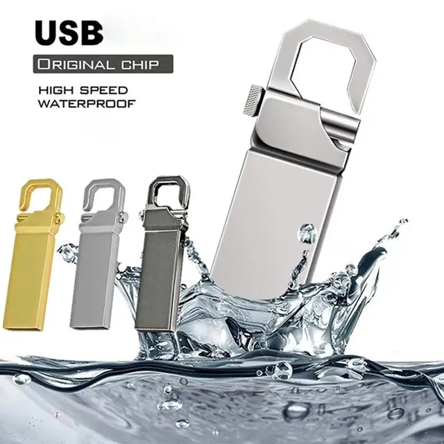 Memoria usb 2,0 de alta gama, unidad flash usb de metal de 4GB, 8GB, 16GB, 32GB, 64GB y 128GB, gran oferta