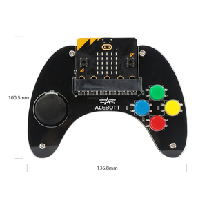 ACEBOTT Microbitハンドルキット学校プロジェクトロボット車コントローラーゲーム拡張パックMicrobitコントローラー用 - Product Image 5