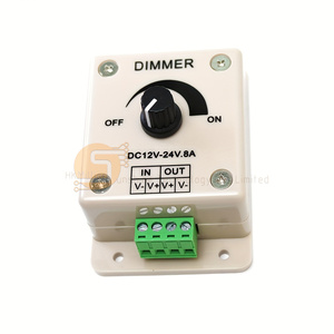 3 pezzi PWM Dimmer 12V 24V 8A LED Controller di luminosità a striscia regolabile a 100 - Product Image 5