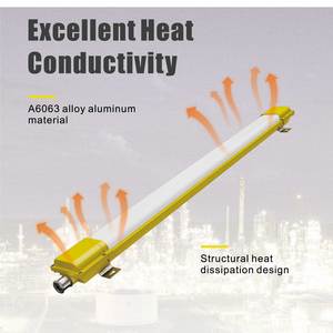 120lm/w lineer patlama korumalı lamba fiyat 20w 40w 60w Atex Led patlama korumalı lamba - Product Image 2