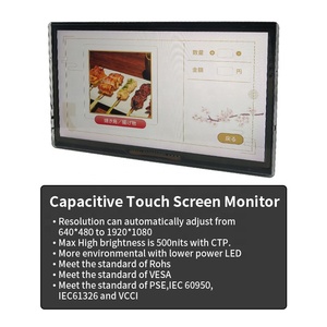 15.6&quot;18.5&quot;21.5&quot; Inch Capacitive Touch Screen <strong>Embedded</strong> <strong>Lcd</strong> <strong>Display</strong> OEM Open Frame Capacitive Touch Screen <strong>LCD</strong> Monitor - Product Image 4