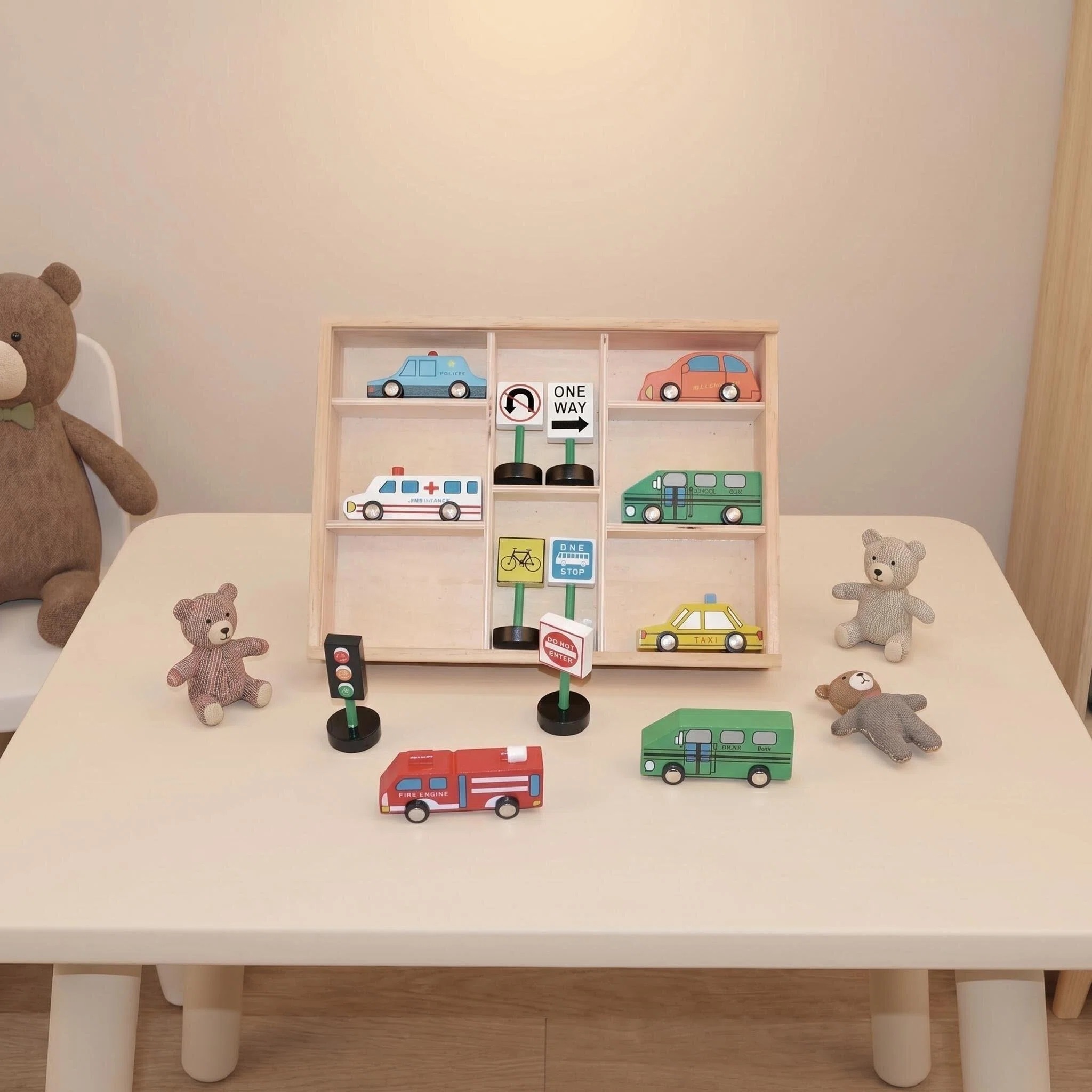 Wooden Car Set