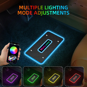 Direct Selling New Model <strong>3</strong> <strong>LED</strong> Strip 5V RGB App Remote Control USB Atmosphere Decorative Light 110cm Auto Interior Lighting - Product Image 5