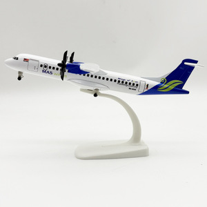 Fabrika doğrudan özel ATR 72 düzlem modeli 20cm Die-Cast Metal ölçekli Model 1/150 ölçekli reklam iş hediye