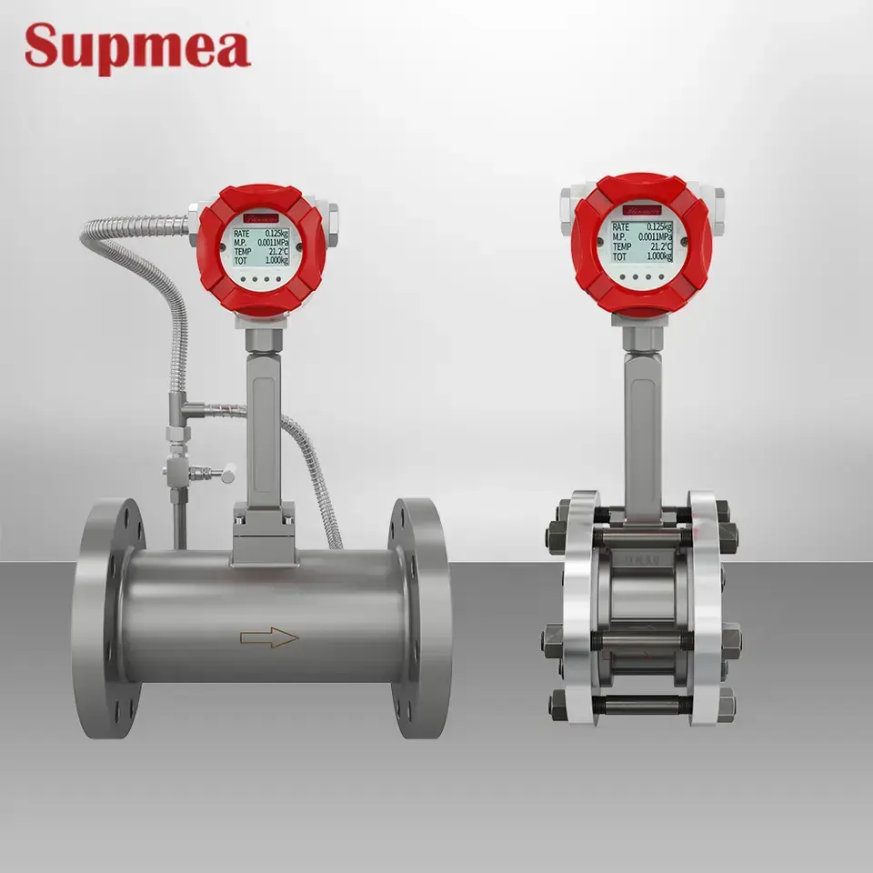 Digitale vortice vapore rs485 uscita precessione vortice misuratore di portata aria compressa a basso costo misuratore di portata aria compressa