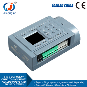 Huaqingjun <strong>8</strong>-in <strong>8</strong>-out Relay <strong>Output</strong> PLC <strong>2</strong>-Channel Analog <strong>Inputs</strong> 0-5V 0-10V Pulse <strong>Output</strong> PLC for Stepper Motor - Product Image 3
