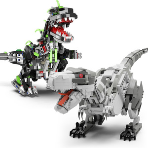 2.4G RC Dinsour elektrische Bauklötze Modell-Spielzeug APP Fernsteuerung Programmierung STEAM Tyrannosaurier Bauklötze Spielzeug-Set - Product Image 1