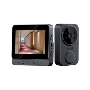 Timbre inteligente con pantalla IPS de 4,3 pulgadas, intercomunicador bidireccional, visión nocturna infrarroja, monitoreo remoto, sistema de seguridad, vídeo Wifi - Product Image 1