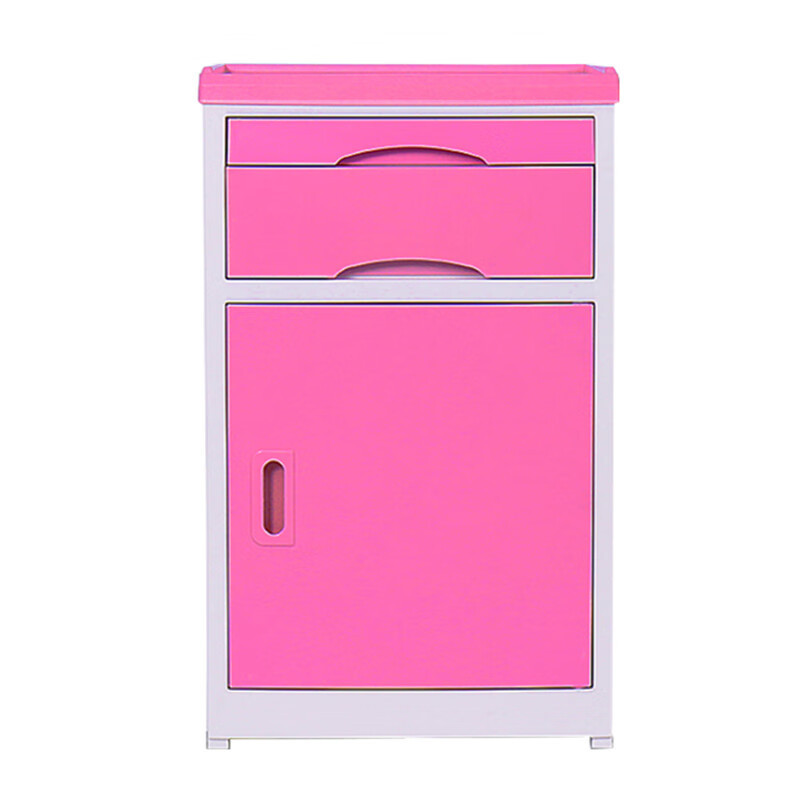 Large green hospital bedside table