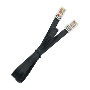 RJ45电缆8P8C连接器26AWG 8芯以太网线1m类5e模块化插头扁平UTP - Product Image 2
