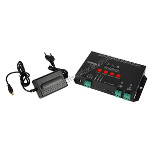 K-8000CK Digital DMX SPI Signal Controller 8-Ports mit SD-Karte Manuelle LED-Pixel Programmierung für die Lichts teuerung