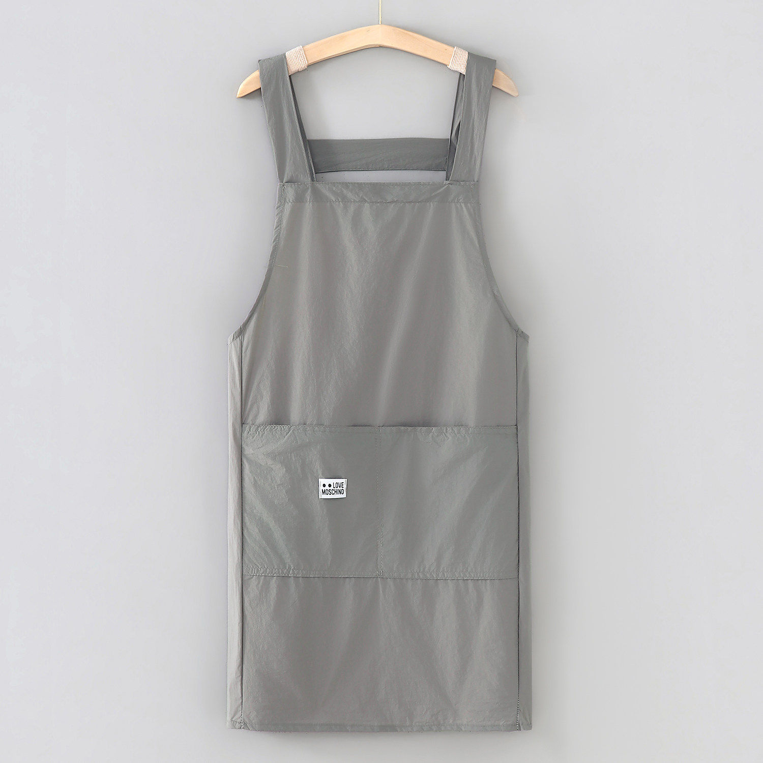 Sangle de poche zippée grise, légère et respirante