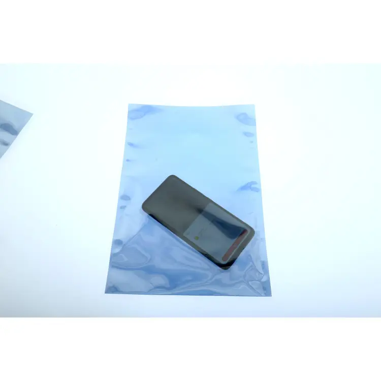 Custom Printed Anti Static Heat Seal Plastic Shielding ESD Bag Clear Foil Packaging Bag With Tear Notch