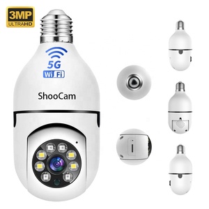 Yeni 3mp ampul kamera E27 kablosuz IP Ptz 360 derece Wifi kamera ev gözetim sistemi - Product Image 1