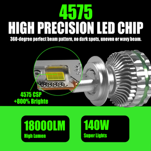 Güçlü 70W 360 h11 Led far ampulü 6000K 4500K 3000K Tri renk Led ışık için araba LED ampuller H4 Led başkanı işık - Product Image 3