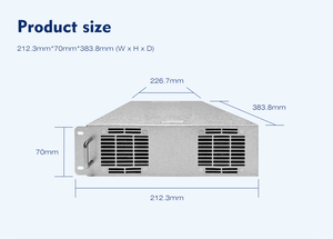 Medidor bidireccional trifásico Ac Dc Convertidor Cargador Ev Fuente de alimentación 10 kw Entrada de CA a salida de CC Módulo de carga