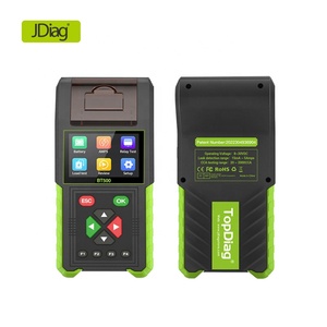 BT500 araba pil Test cihazı yazıcı ile 12/24V renkli ekran yük testi/röle Test/kaçak algılama akü analizörü - Product Image 1