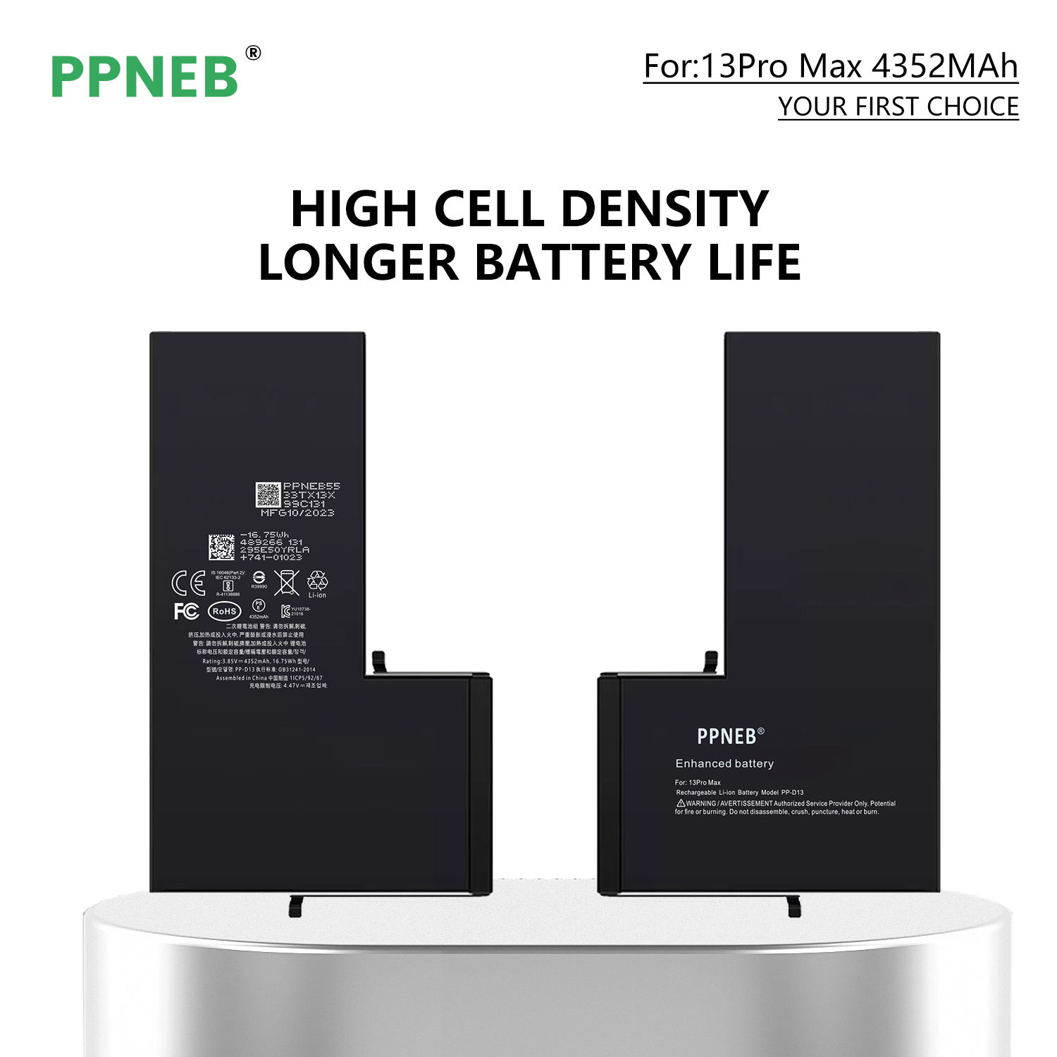 For iPhone 13Pro Max 4352mAh