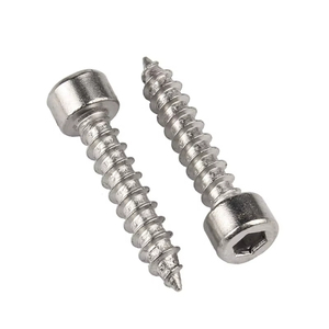 <strong>M1</strong>.<strong>7</strong> M2 M2.3 M2.5 M3 M3.5 M4 M5 M6 M8 304 A2 Stainless Steel Hexagon Socket Allen Cup Head Self-Tapping Wood <strong>Screws</strong> for Speakers - Product Image 4