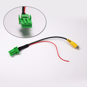 Gayintt câmera traseira para carro, plugue de vídeo conversor rca, adaptador para suzuki vitara, giratório, tela tft original
