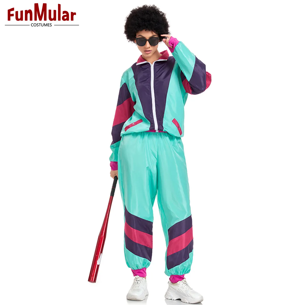 Funmular Disco Workout trang phục cho người lớn hiphop trang phục khiêu vũ cho Halloween cosplay trang phục