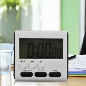 Timer da cucina 24 Ore Magnetico Ampio DISPLAY LCD Digital Timer Da Cucina Count Up Down Sveglia con il Basamento