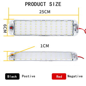 Yüksek kaliteli 72LED su geçirmez Cob LED tavan işık RV & deniz 12V-80V LED RV iç işık parlak oto ve ATV LED aydınlatma - Product Image 5