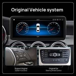 Écran Carplay de voiture Android 13 10.25 "12.3" pour Mercedes C W205 GLC X253 2019-2021 Lecteur stéréo d'autoradio Qualcomm 4G WIFI DSP - Product Image 3