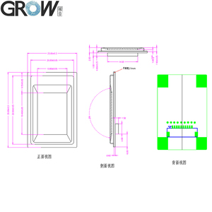 GROW R311 1000容量USBUART 256*360ピクセルビッグタッチエリア指紋アクセス制御スキャナーArduino Android Free SDK用 - Product Image 6