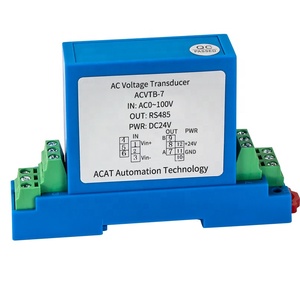 0.2%F.S AC Voltage Transducer <strong>Analog</strong> <strong>Output</strong> 4-20mA 0-5V DC AC Voltage <strong>Sensor</strong> Transmitter Industrial DC 0-500V Voltage Transducer