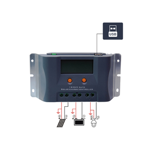 Lumiax 20A 12V 24V USB Solar Power System Home <strong>Manual</strong> <strong>PWM</strong> Solar <strong>Charge</strong> <strong>Controller</strong> - Product Image 6