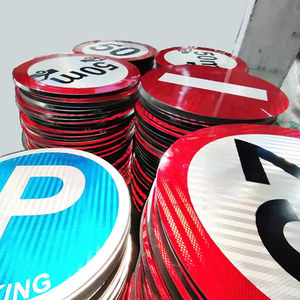 سعر الجملة علامة فلاش عالية الوضوح من الألومنيوم ، علامة تحذير حركة المرور على الطرق - Product Image 3