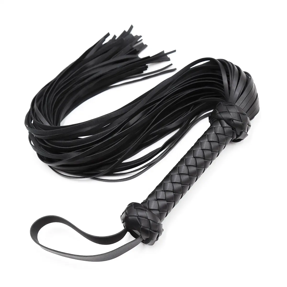 Pu Lederen Zweep Flogger Handvat Spanking Paddle Knout Flirt Bdsm Volwassen Spel Erotische Seksspeeltjes Voor Koppels