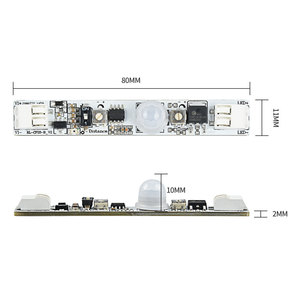 PIR04 PIR датчик движения CE/RoHS DC12-24V расстояние, время задержки, регулируемый паянный детектор движения для освещения склада - Product Image 3