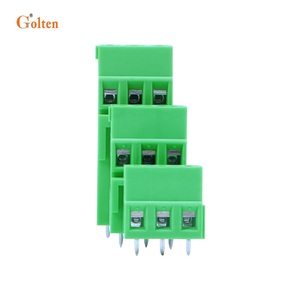 בלוק הברגה pcb/מחבר 5.0/5.08 צבע צבע ירוק <span class=keywords><strong>3</strong></span> שכבות