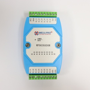 6AI 4DI 4DO 0-20MA 4-20MA Módulo de entrada y salida digital de entrada RS485 MODBUS RTU Comunicación WP9038ADAM WELLPRO - Product Image 5