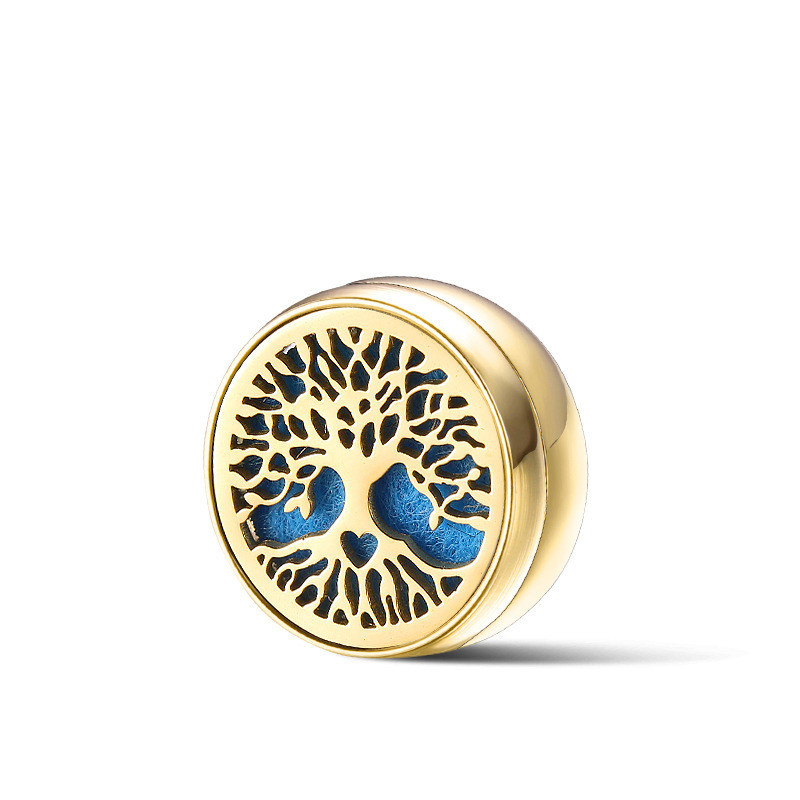 15mm gold tree+heart