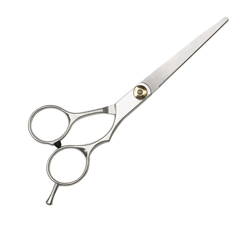 Segmented Silver Gold Screws - Flat Scissors