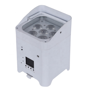 6x18W 6 en 1 Control remoto infrarrojo DMX Batería PAR Puede LED Seguir Focos para iluminación de escenario - Product Image 1