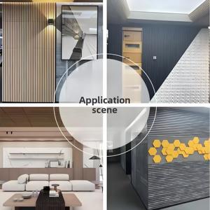 Ghi âm phòng thu âm nhạc phòng thu thiết bị Acoustic tấm Tường-trang trí âm thanh bằng chứng tấm gỗ cho nhà & văn phòng sử dụng - Product Image 5