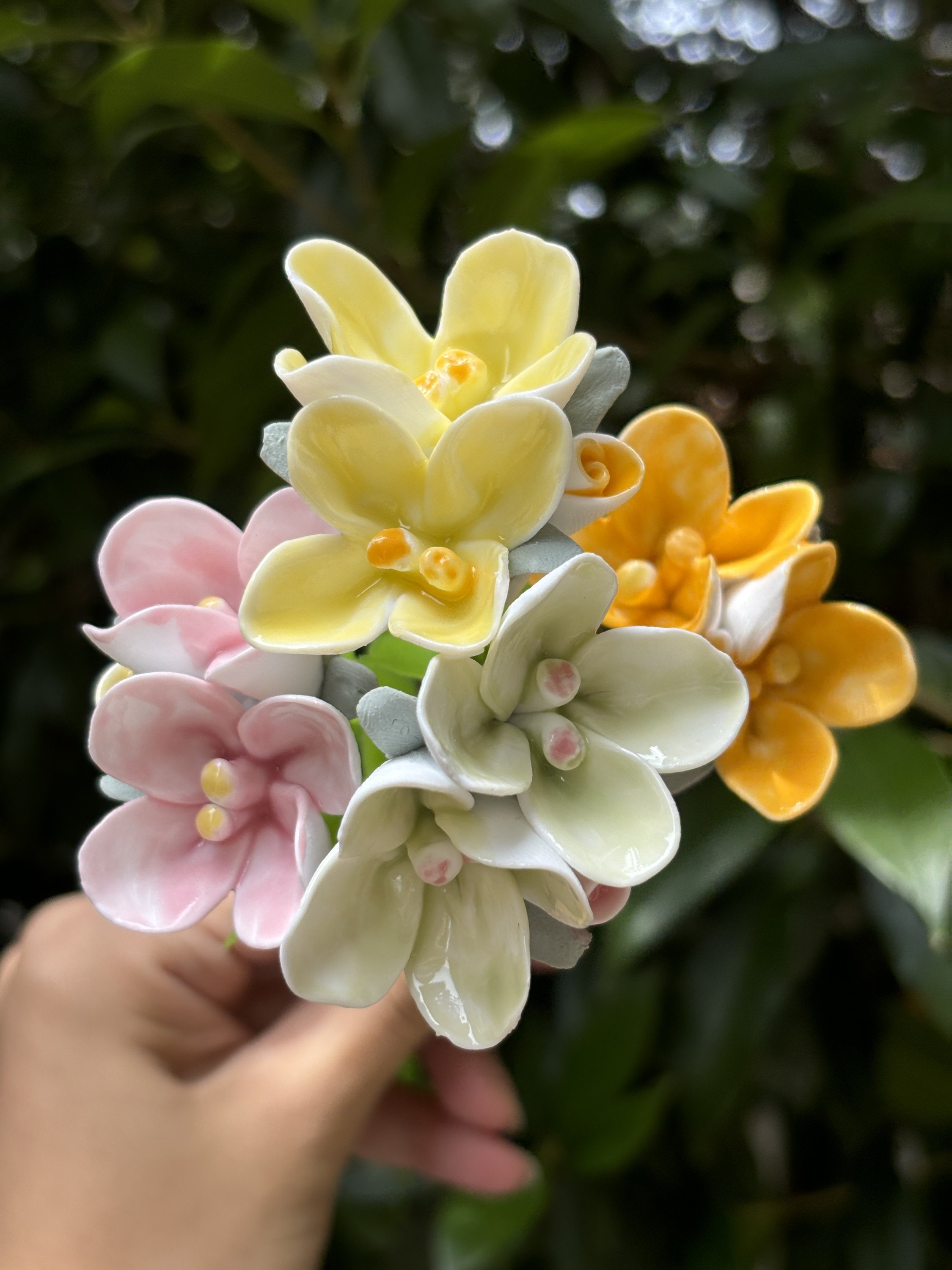 One jasmine flower-multi-color