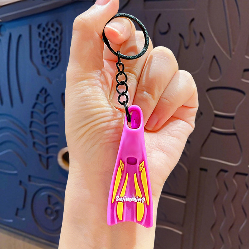 Summer Diving Kit Accessories - Peach Pink and Yellow Fins