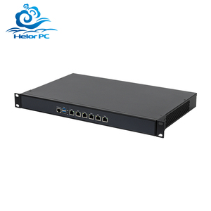HelorPC 1U servidor Intel Core i5 6300U DDR3 RAM 6 RJ45 I211 Gigabit Ethernet LAN Firewall Router Pfsense Rack servidor de red - Product Image 1