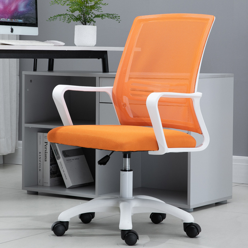 White frame with orange mesh, roller version