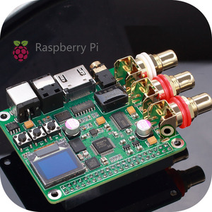 Ahududu Pi DAC ses şifre çözücü kurulu HIFI genişletme modülü destekler koaksiyel Fiber I2S için ahududu Pi 3B 3B + 4B