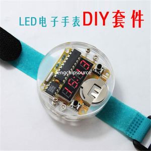 Einzel-Chip LED-Uhr-Kit Uhr DIY elektronisches Uhrenmodul elektronische Uhrenteile - Product Image 2