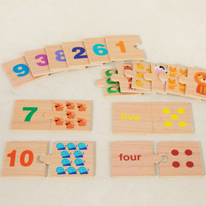 Digital <strong>Cognition</strong> Puzzle Mathematics Teaching Aids Wood Educational Toys for Kindergarten 4-6 Years Old Children'<strong>s</strong> Early - Product Image 4