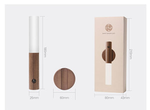 Деревянный умный светодиодный датчик движения 2700 света ~ 3000K - Product Image 5