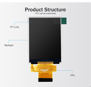 Polcd 2,8-Zoll-LCD-Bildschirm 240*320 MCU-SPI-Schnitts telle ILI9341V TFT-LCD-Modul anzeige - Product Image 5